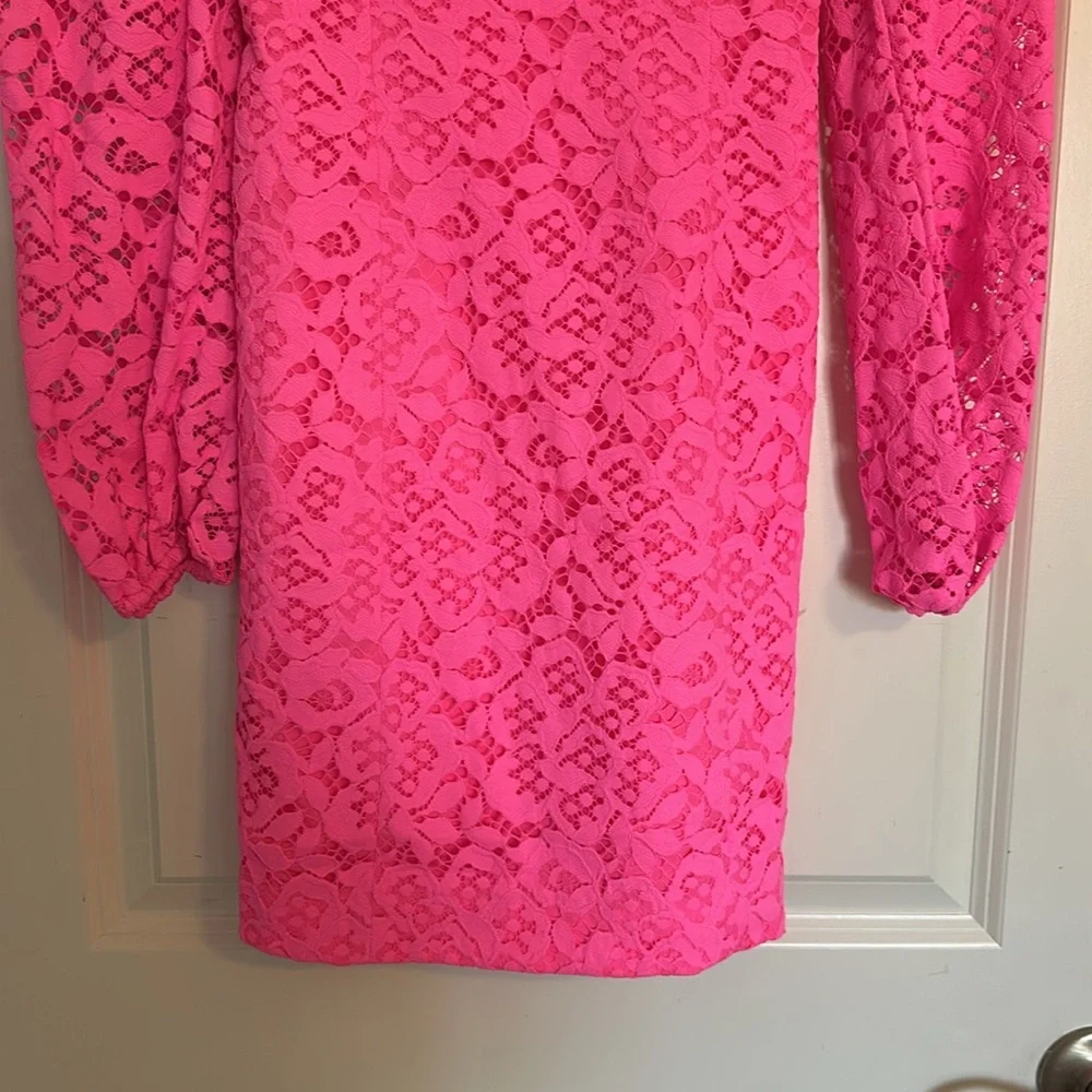 Lilly Pulitzer Juliah Pink Lace Dress - Size 0